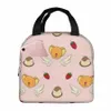Термальная сумка для обеда для мужчин и женщин Kero Cardcaptor Sakura Изолированный холодильник Портативный пикник Работа Оксфордская сумка для еды o8i7 #