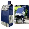 shop Cart Bag Grocery Shop Trolley Oxford Cloth Hand Trolley Thickened Strg Urable Shop Bag M158#