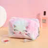 1 PC Fourrure Chat Cosmétique Sac pour Femmes En Peluche Fille Maquillage Sac Femme Beauté Cas Voyage Portable De Toilette Maquillage Sac p6Xz #