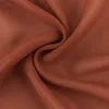 Uppsättning av 6 Terracotta Chiffon Table Runner Sheer Tyg Silk för Boho Wedding Arch Draping Decoration Birthday Party Deco 240322