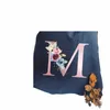 Borsa da donna portatile Shop Fi Borsa da scuola personalizzata per ragazza Borsa con coulisse Borsa da palestra Borsa con stampa di lettere rosa Zaino E4Bg #