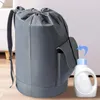 Tvättpåsar stor ryggsäck hämma korgen dragkammare oxford tyg student college rum väska för skolhem rese camping