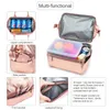 large Capacity Double Layer Thermal Lunch Bag Picnic Food Insulated Storage Ctainer Bento Milk Preservati Cooler Tote Bag z1o5#