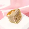 Holcombe Wholesale spersonalizowane S/10K/14k/Złota impreza zaręczynowy Wedding Diamond Moissanite Pierścień