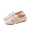 Casual Shoes Pearl Buckle Leather Women Fresh Flats Single Lazy Slip On Two Wears Moccasins Big Size 34-41 Creepers Mujer