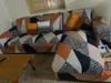 Housses de chaise géométrique fleur plante housse de canapé élastique pleine 3 places décoration de la maison canapés réglables