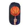 Basketball Print Coseic Case Ołówek chłopcy dziewczęta szkolne torba Statiary Bag Dzieci Pencil Box School Materiały Bag x9il#