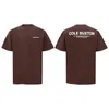 Herr t-shirts cole buxton t shirt sommarfjäder lös grön grå vit svart t shirt män kvinnor hög kvalitet klassisk slogan tryck topp tee med tag us size s-xl