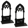 Candle Holders Gothic Room Centerpiece Decor stolik czarny uchwyt vintage stojak