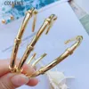Bangle 5 Pieces High Quality Fashion Jewelry Gold Plated Minimalist Open Design Trendy Smooth Bracelets For Women Party Gifts 40021