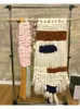 Sängkläder sätter handgjorda vävstolar DIY Lyftning av vävstol Laror Ram Stickmaskin med slät yta Boksträ 89 87 cm
