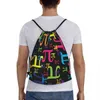 Pezzi di Pi Matematica Scienza Coulisse Zaino Borse Leggero Geek Matematica Palestra Sport Sackpack Sacchi per viaggiare k6lT #