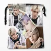 Hot Kpop Stray Kids Felix DrawString Påsar Ljusa färgtryckta presentväska resor förvaringskläder 18x22cm satin tyg 0622 Q2BN#