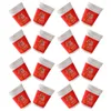 Tek kullanımlık fincan pipetler 50 adet kağıt fincan su Noel kahve kupaları içme sahibi yıl içecekler iş