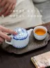 Teaware Sets Hollow Exquisite Ceramic Teapot Single Household Chinese Hand-Painted Blue And White Porcelain Tea Set