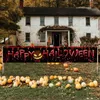 Décoration de fête Halloween, accessoires de photographie effrayante, bannières extra-longues imprimées de citrouille pour une joyeuse fête