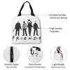 horror Friends Pennywise Michael Myers Jas Voorhees Halen Insulated Lunch Bag Cooler Bag Meal Ctainer Tote Lunch Box p46z#