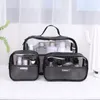 pvc waterproof transparent cosmetic bag w bath storage bag travel multi-functi storage bag cosmetic handbag tool box k3zD#