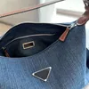 Torba projektantów mody średniowieczna pojemność torby pod pachami duża i średnia szerokość paska na ramię Size32x20 cm głębokie torba dżinsowa