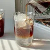 Wijnglazen ins Style Ice Coffee Cup Drink helder glas voor theesoda cocktail whisky water geschenken mannen vrouwen verjaardag