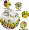 Table Cloth Summer Antique Floral Fruit Rectangle Tablecloth Kitchen Table Decor Reusable Waterproof Tablecloths Holiday Party Decorations Y240401