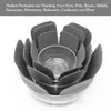 Bakformar 12st 3 olika storlekar Pan Pot Protectors Större thicker -kuddar för att skydda och separera ditt köksredskap (grå)