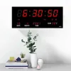 Bordklockor LED Digital Clock Electronic Alarm Temperatur Kalender Display Home Living Room Office Classroom Decor