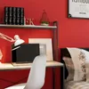 Behang WELLYU Hoogwaardig groot rood behang Pure pigmentkleur Moderne minimalistische woonkamer El achtergrondmuur Retro