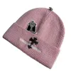 Hut Luxus Beanie Designer Winterkappe Männer Frauen Hats Marke Chr warmer Motorhaube Sanskrit Hufeisen Herzen Kopfbedeckung Casquette Frauen Wollkaschmir Strickkappen X4PB