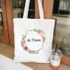 evjf Tassen Team Bruid Bachelorette Tote Bags Tote Bag voor dames Handtassen La Mariee Grafische winkeltas voor vrijgezellenfeest n0tF #