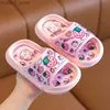 home shoes Summer Children Slippers Cartoon Strawberry Avocado Pattern Sandal For Aged 3-12 Boys Girls Non-slip Flip Flops Home Kids Shoes Y240401