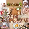 Baking Tools 11pcs Kids Cooking And Set Kitchen Costume Role Play Kits Apron Hat Large Sheets For Oven