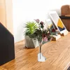 Vasen Liebe Blumenarrangement Basis Vase Display Ständer für Rosenhalter Blattgold Regal Acryl transparent