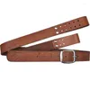 Paski Role Medieval Belt TALIST ELEGANT TALISTRAP MĘŻCZYZNA KOBIET W PŁYTY 3-DROGLOWY Miecz Cosplay Costplay Drop