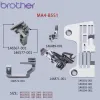 Machines BROTHER – jeu de jauges pour Machine à coudre MA4B551, plaque à aiguille 146501, alimentation Dog146572/146577, pied-de-biche 146871, pince à aiguille 146489