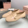 Casual Schoenen 2024 Herfst Ronde Neus Lakleer Platte Voor Vrouwen Merk Slip Op Loafers Kantoor Dames Elegante Jurk Femme