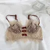 Bh-sets Franse sexy kanten lingerie voor dames Anti-verslapping Collectie Zachte stalen ring Ultradunne bh-set