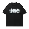 T-shirt manches courtes unisexe, imprimé Portrait de groupe américain, tendance, Couple, printemps/été, Hip-hop