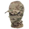 Ball Caps Volledig Gezicht Camouflage Bivakmuts Masker Heren Dames Zonnebrandcrème Winddicht Snapback Zonnehoeden Ademend Sneldrogend Camo Kap