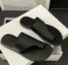 Summer Ring Toe Thong Slipper Pu Leather Slides Flat Heel Cut Out Sandals Outdoor Basic Shoes Punk Gothick Flats 240321