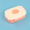 Servis bärbar lunchlåda Mikrovågsuppvärmning Läcksäker frisk plast Bento Boxes behållare med skedgaffelstudent