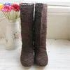 Casual Shoes Crochet Summer Boots 2024 Lace Hollow XL Fashion Women's 34-43