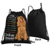 i Love My Cocker Spaniel Dog Drawstring Bags Gym Bag Fi Schoolbag Lightweight Bags For Travel 60oJ#