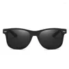 Sunglasses European American Style For Women Square Shape Anti-reflective Men's Driving Travelling Female Sun Glass