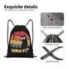 cat What Murderous Black Cat With Knife Drawstring Backpack Sports Gym Bag for Men Women Vintage Halen Shop Sackpack U2Qd#