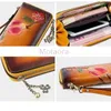 Motaora Vintage Verineuse en cuir portefeuille pour femmes lg hlipotage RFID porte-cartes pour femmes pour femmes pour les dames en cuir phe sac o7dt #