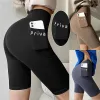 HOT Summer Sports Yoga Shorts Women Letter Embroidery Biker Shorts Women High Waist Casual Streetwear Elastic Female Underwear