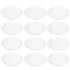 Plates 12 Pcs Sauce Seasoning Plate Plastic Trays Pudding Dish Pp Pottery Dinner