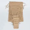 20pcs/lot Jute Drawstring Bags With Handles Gift Packaging Party Favor Candy Burlap Pouch 9 Sizes To Choose g4pZ#