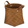 Laundry Bags Storage Basket With Handle Damage-resistant Capacity Imitation Rattan Load For Outdoor